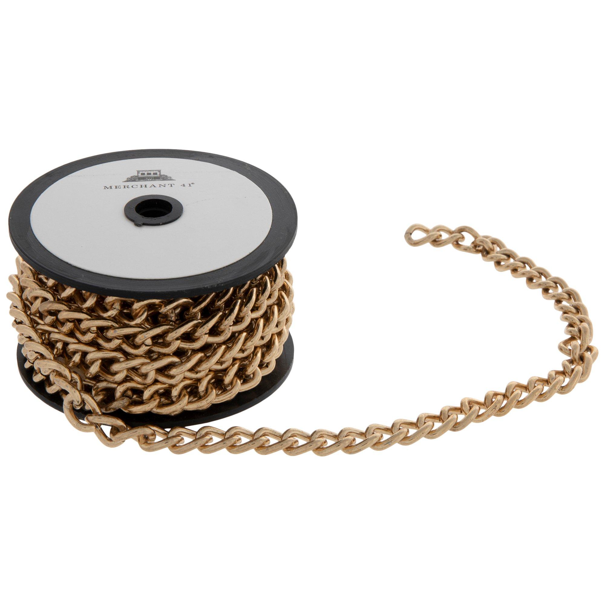 Campbell #200 49 Ft. Brass-Plated Metal Craft Chain 0712017, 1 - Kroger