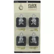 Mini Quartz Clock Movement Value Pack - 1/4"