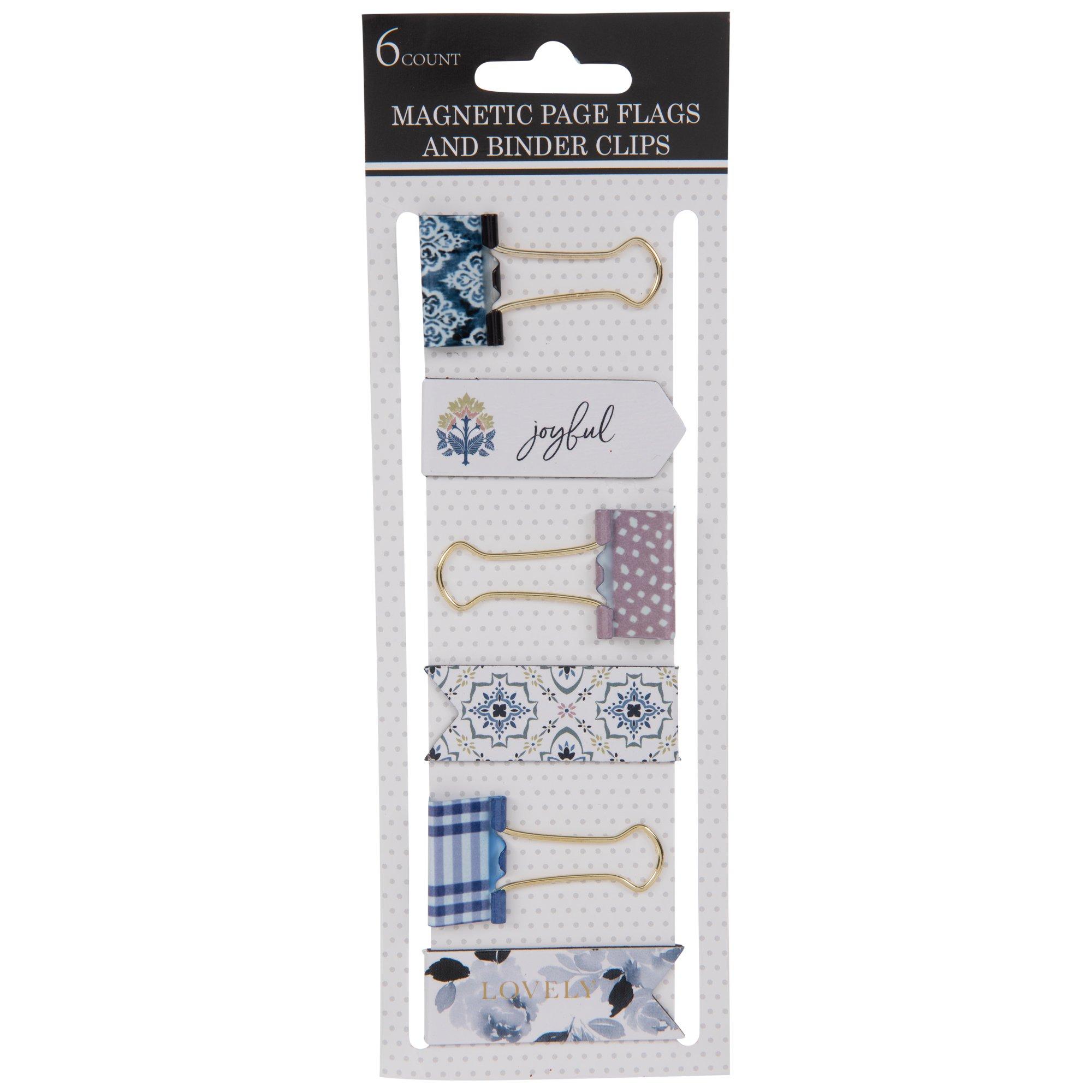 Joyful Floral Page Flags & Binder Clips Hobby Lobby 2001360
