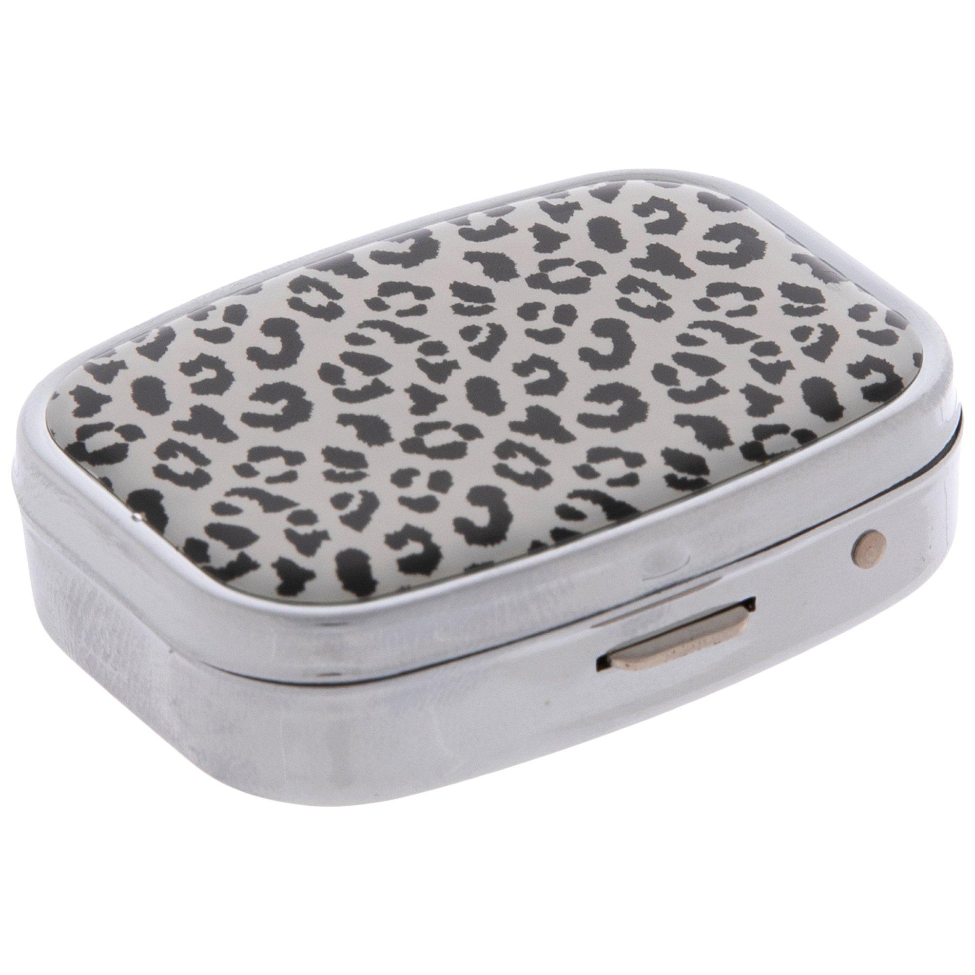 Woman's Black/White Pill box case