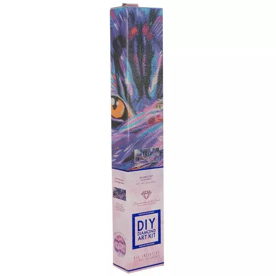 15 Pack Diamond Art Painting Wax with Storage Box Full of Purple