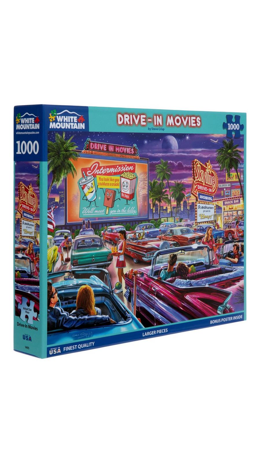 White Mountain's Movies of 1000 pieces. 27th puzzle done in total