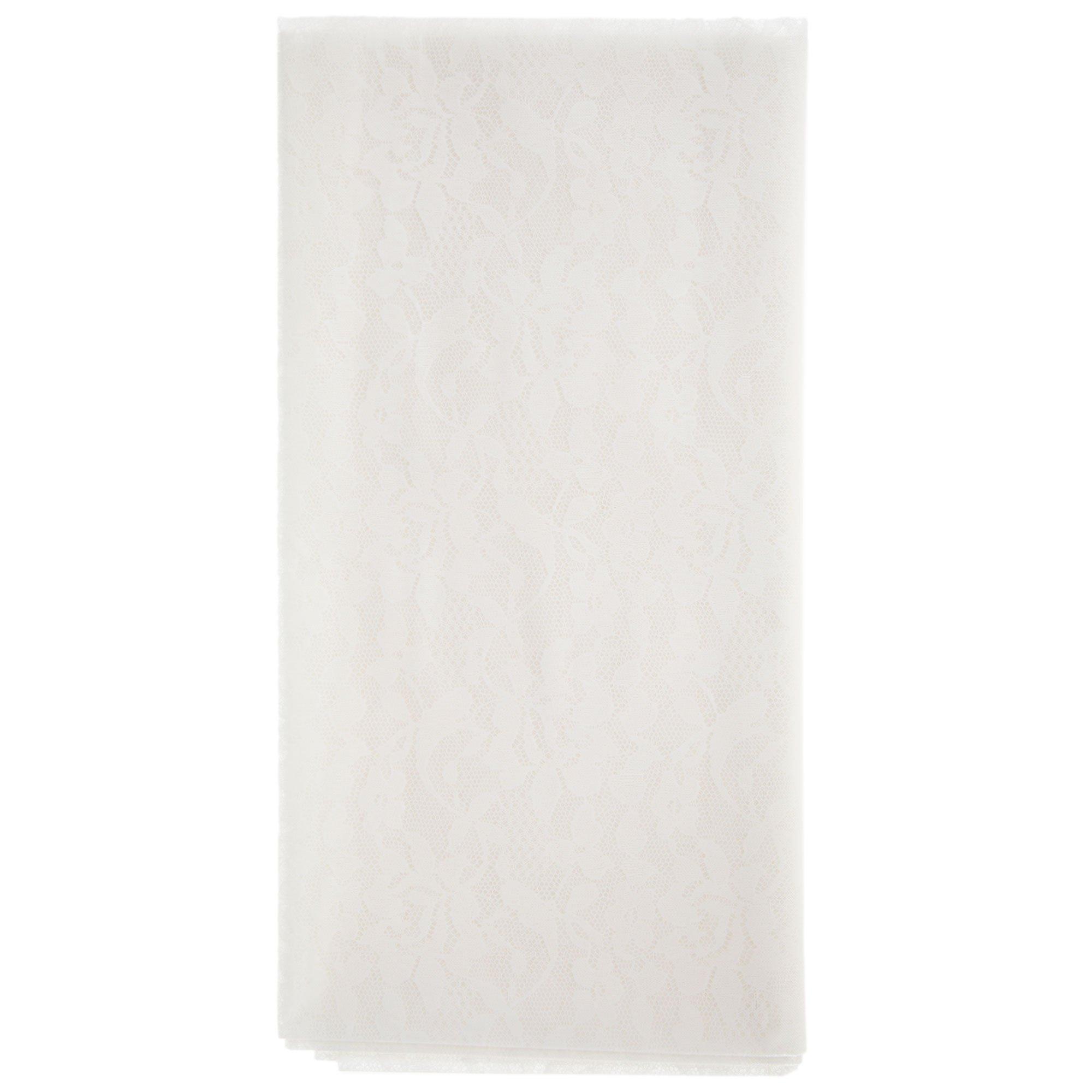 White Lace Patterned Table Cover Hobby Lobby 200741