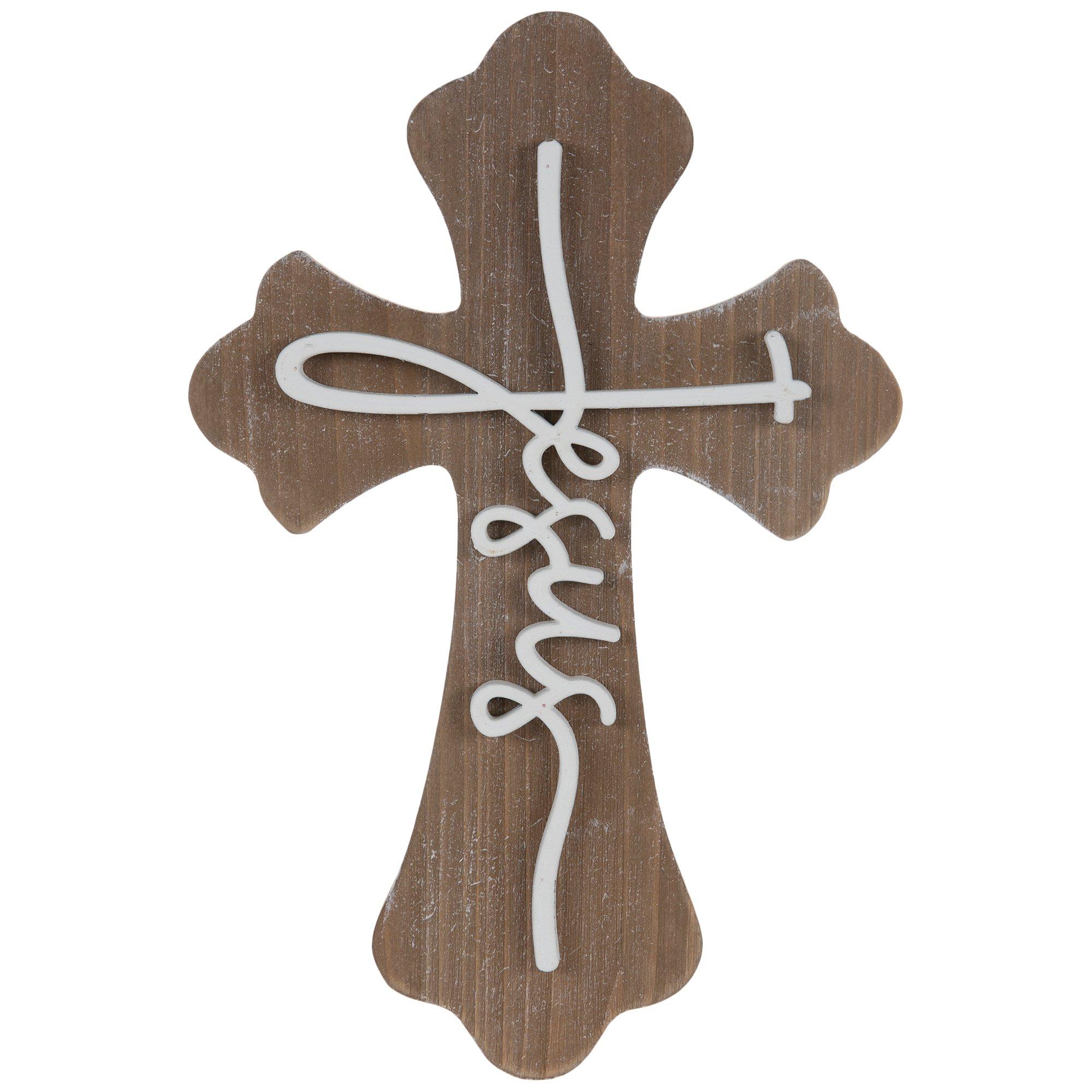Jesus Wood Wall Cross Hobby Lobby 2008118