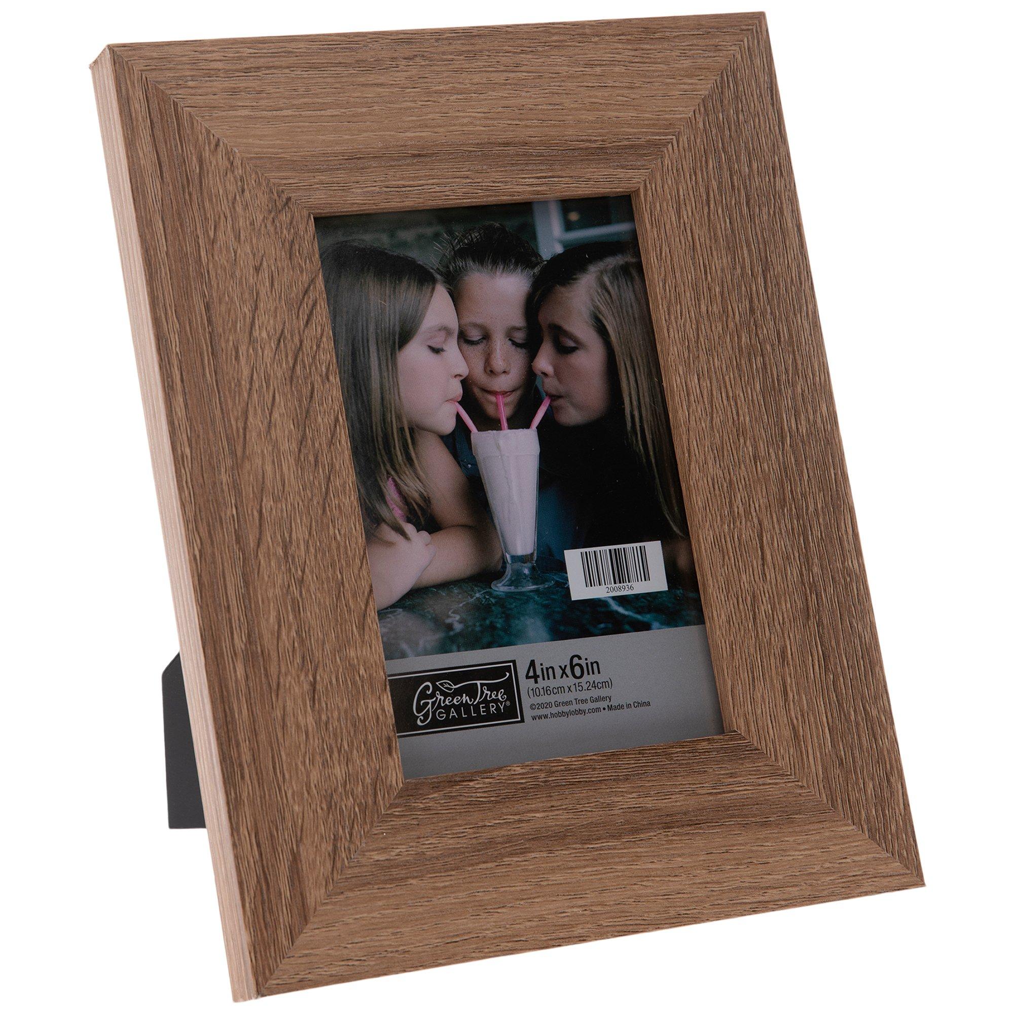 Dark Brown Wood Photo Frame 4 x 6