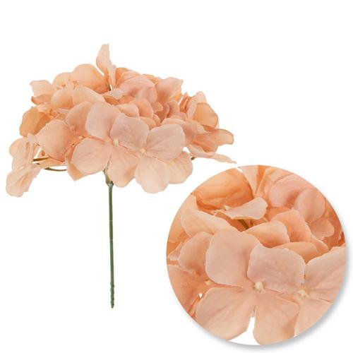 Peach - Hydrangea Pick
