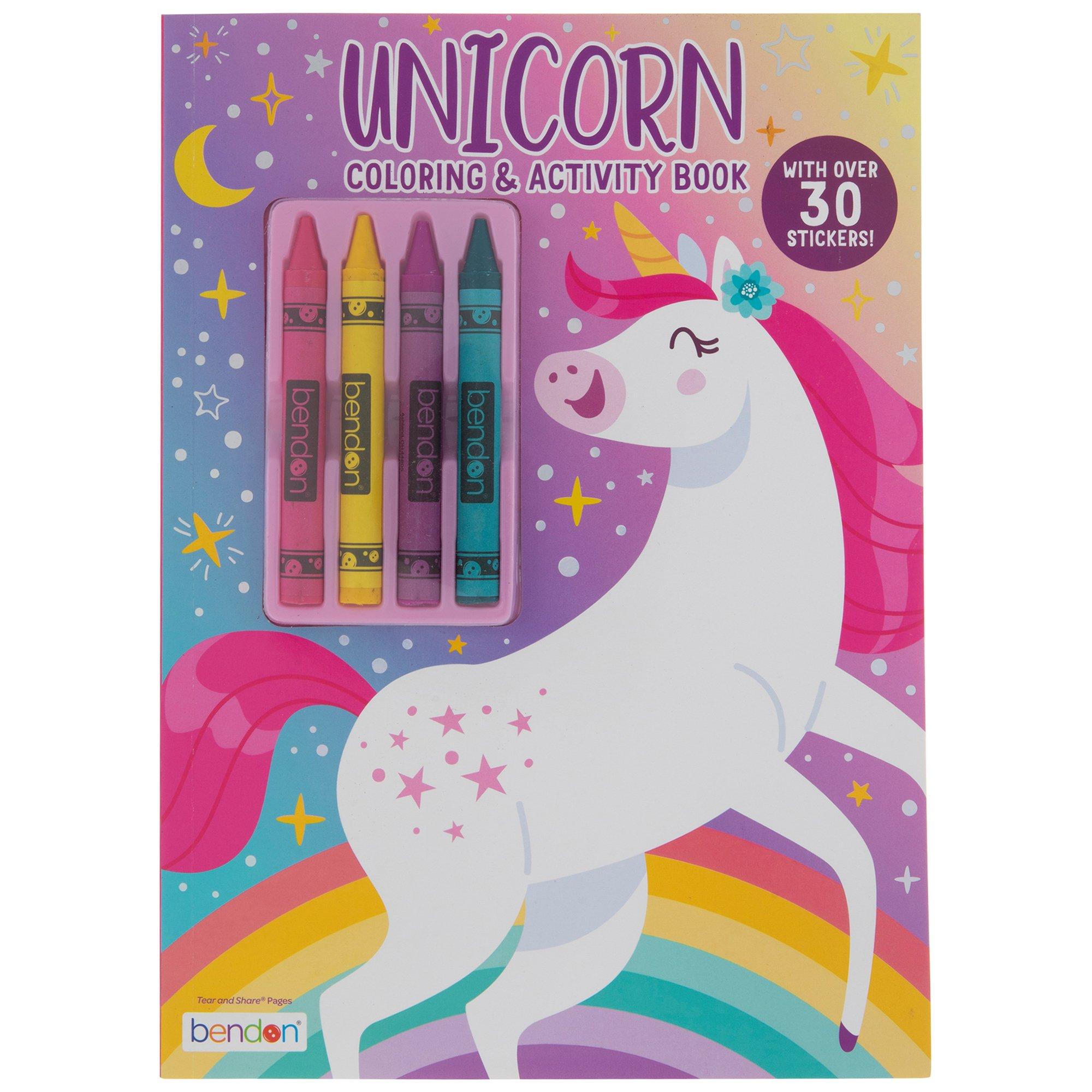 Unicorn Colouring Activity Book