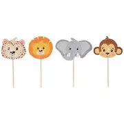 Jungle Animal Cupcake Toppers