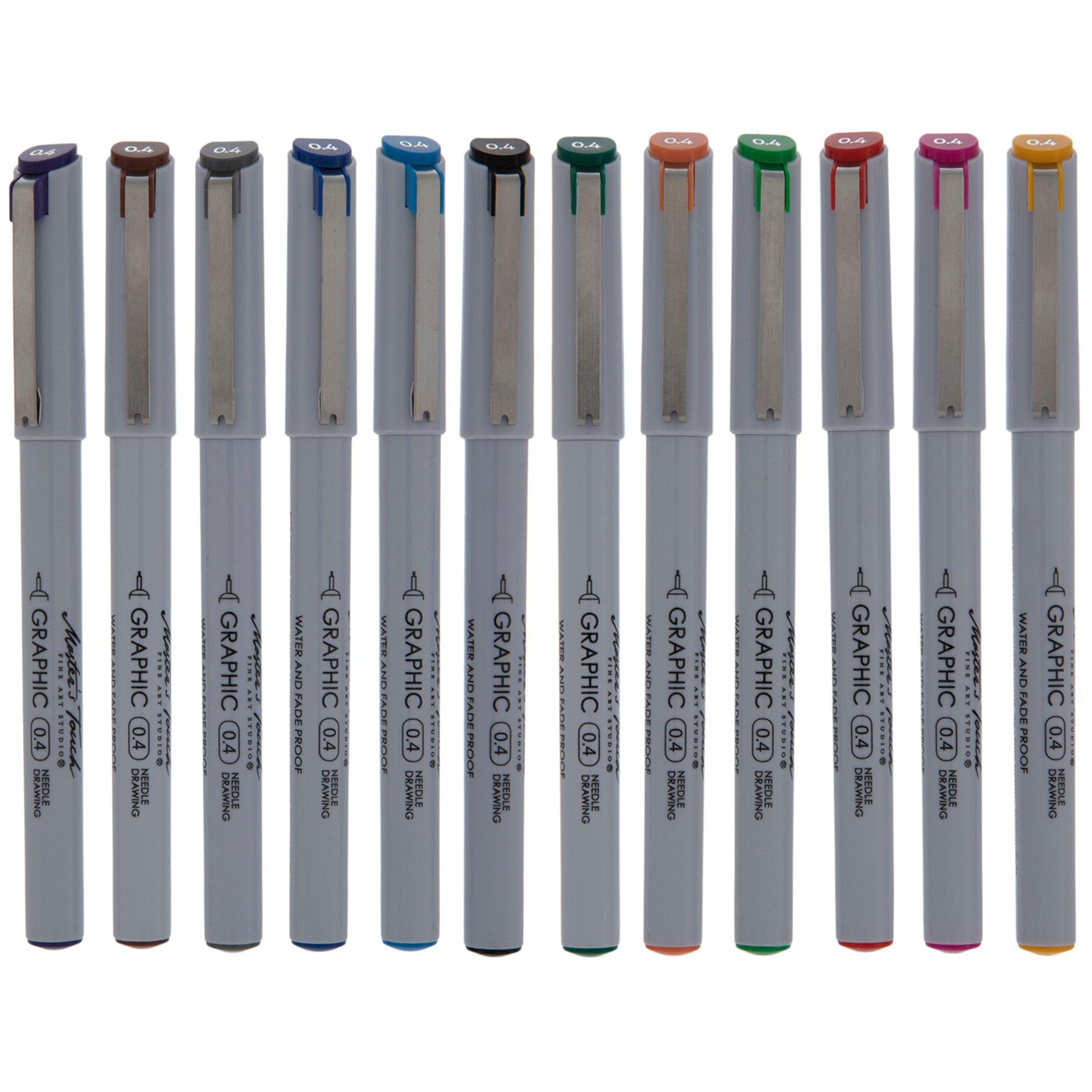 Graphic Illustration Markers 12 Piece Set Hobby Lobby 2013399