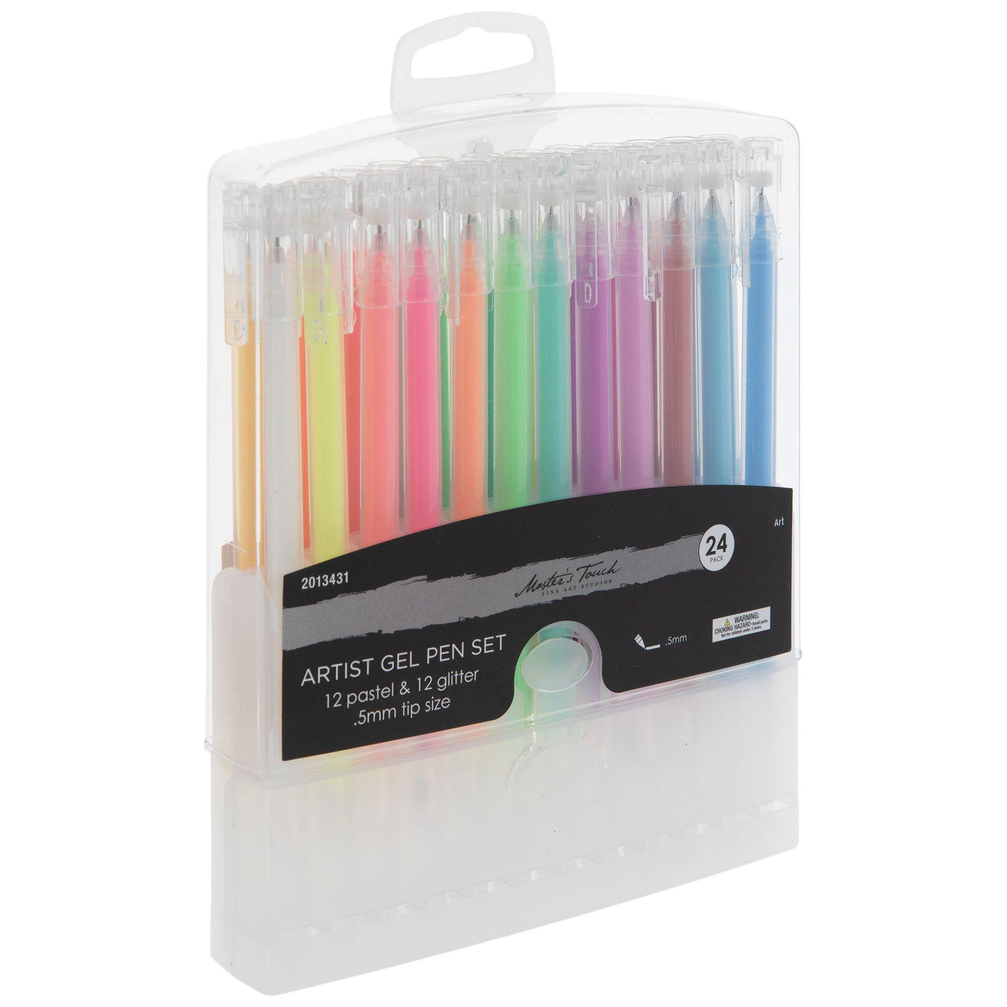 Assorted Inks Artist Gel Pens - 48 Piece Set, Hobby Lobby