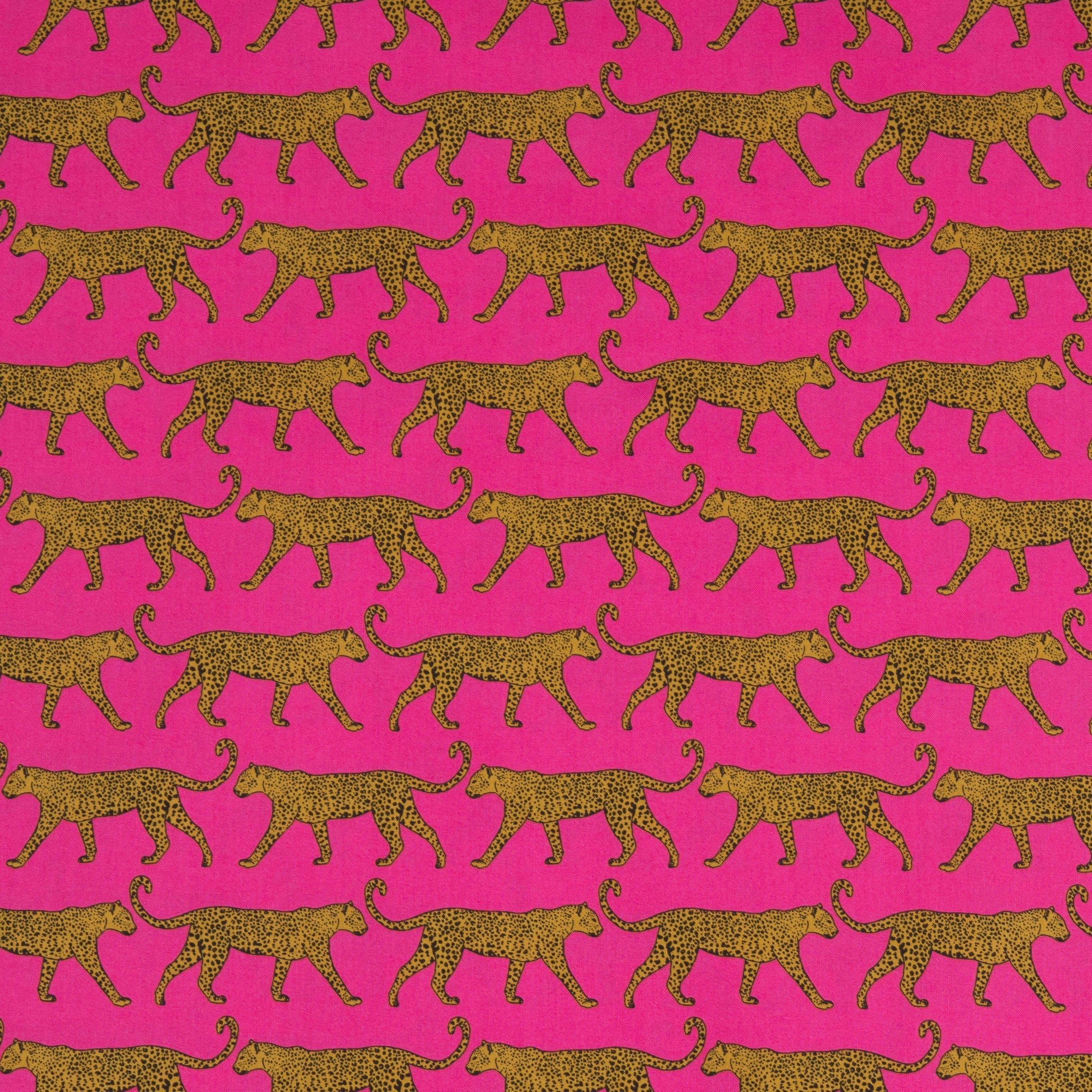 Pink Jaguar Cotton Calico Fabric | Hobby Lobby | 2013613