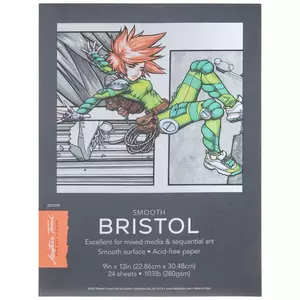 Black Smooth Bristol Sketchbook, Hobby Lobby