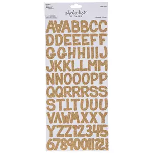 Glitter Calligraphy Alphabet Stickers, Hobby Lobby