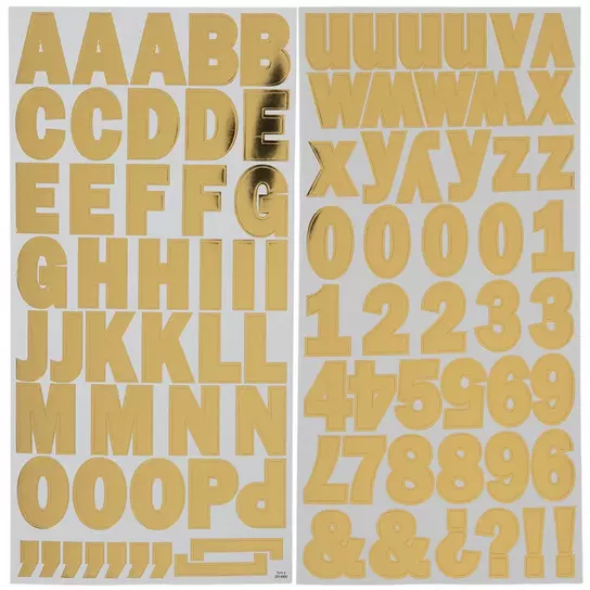 Franklin Alphabet Stickers, Hobby Lobby