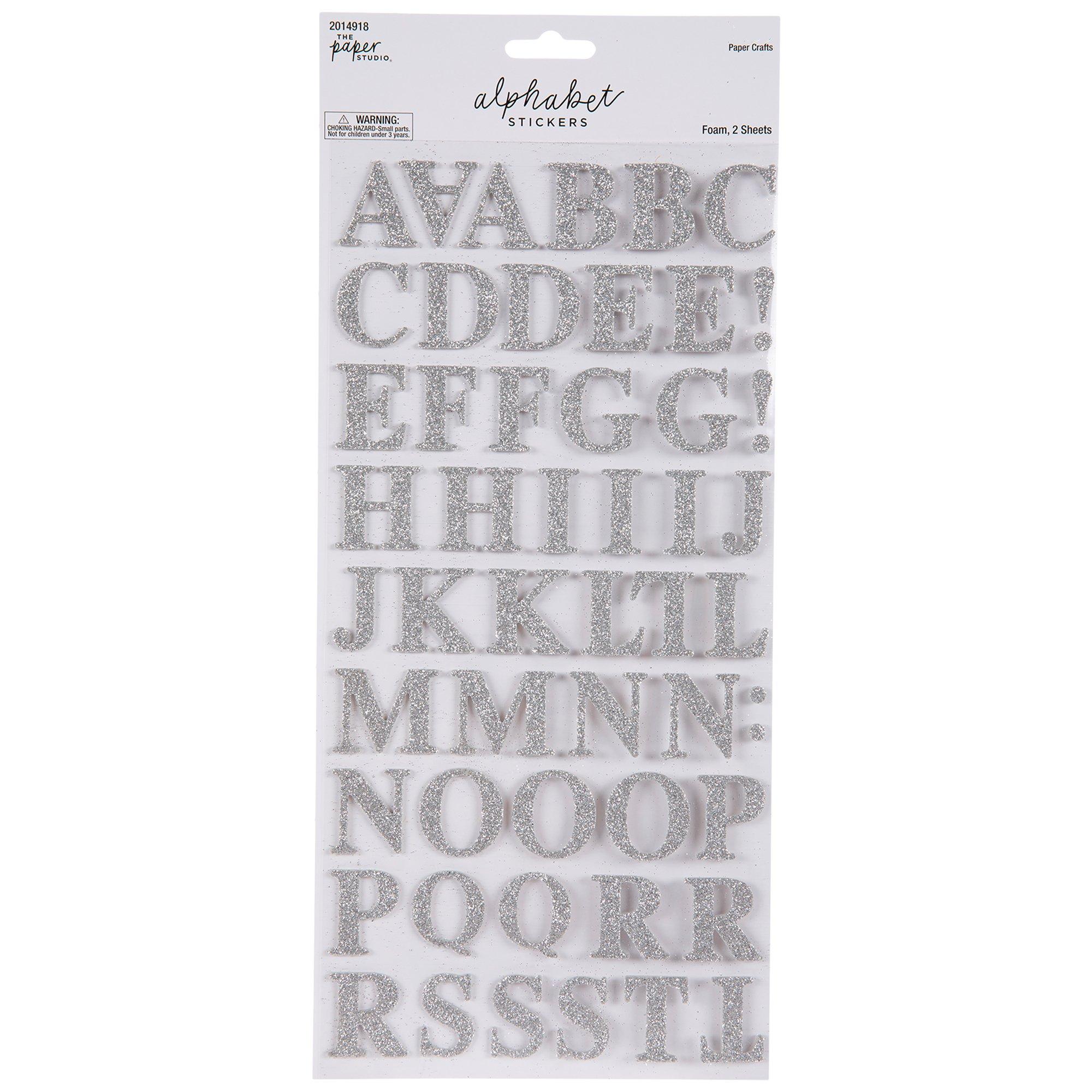 Glitter Formal Alphabet Stickers Hobby Lobby 2014918