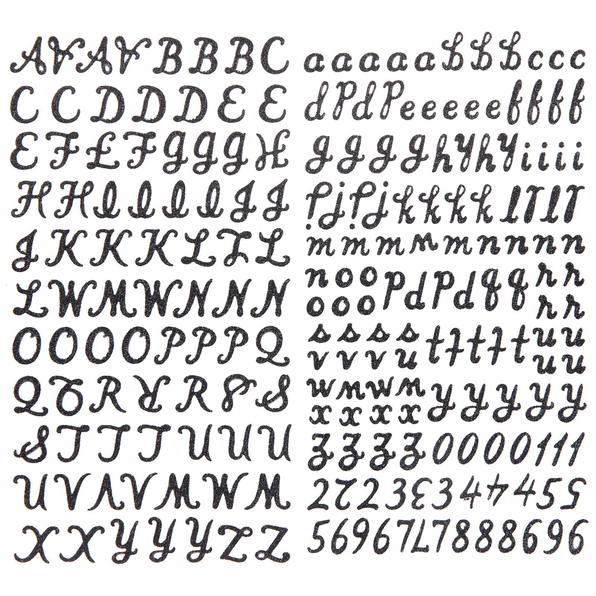 Retro Alphabet Stickers, Hobby Lobby