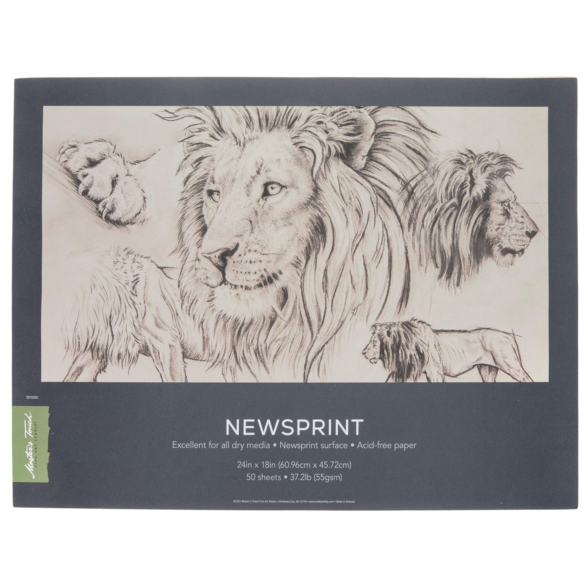 Master's Touch Newsprint Paper Pad Hobby Lobby 2015295