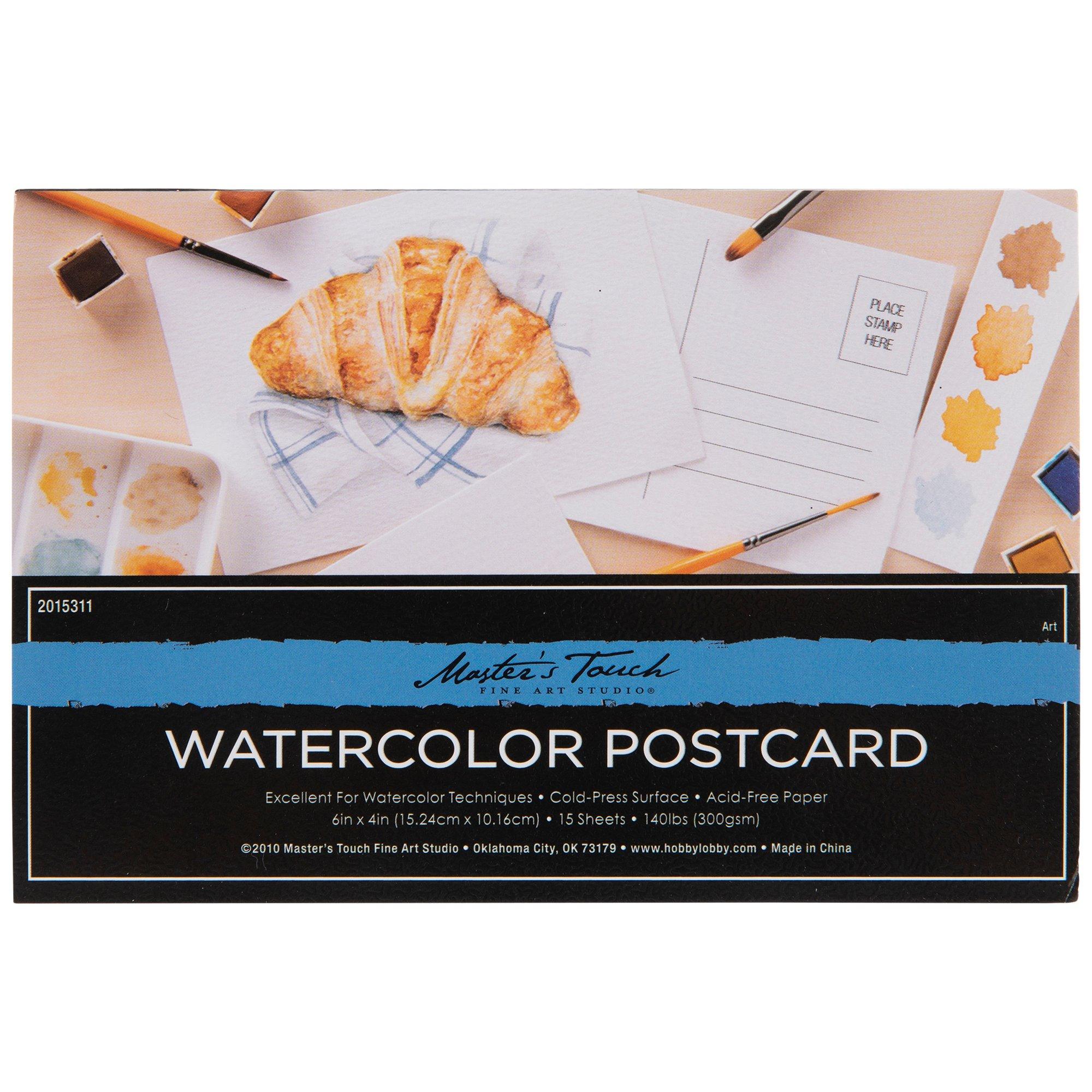 Blank Watercolor Postcards pad of 15 (pack of 3)