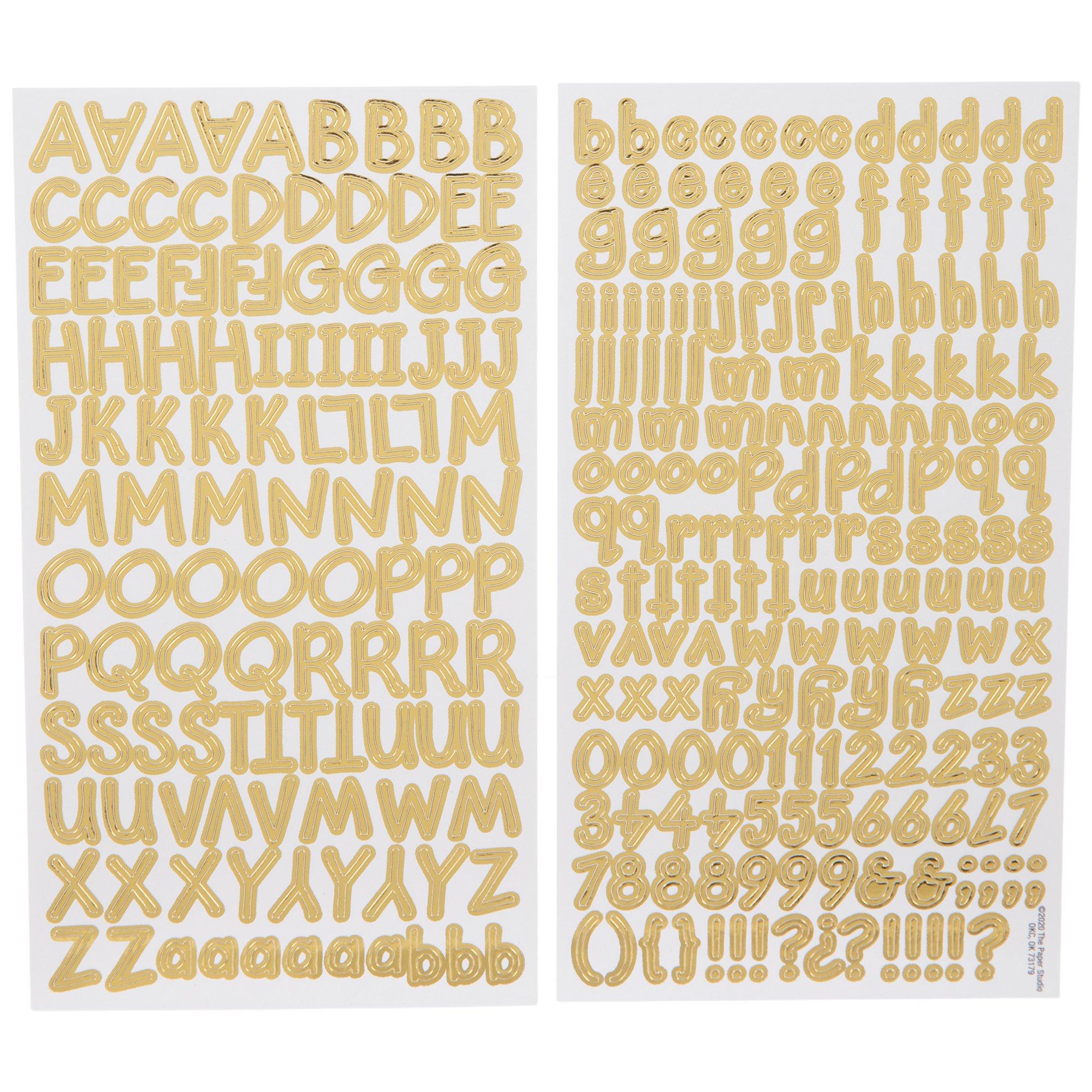 Zendition Alphabet Stickers Hobby Lobby 2015345