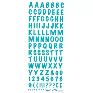 Block Alphabet Stickers