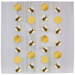 64PCS Bee Cupcake Toppers and Wrappers Double Sided Party Decorations  Supply