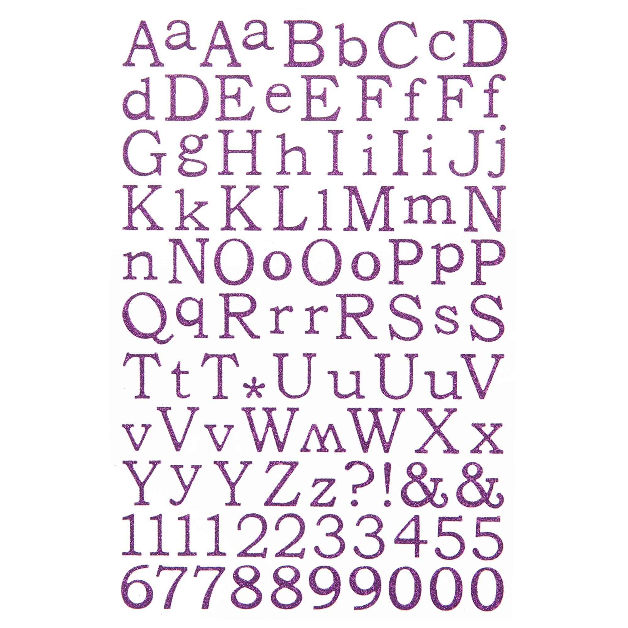 Glitter Alphabet Stickers | Hobby Lobby | 2017184