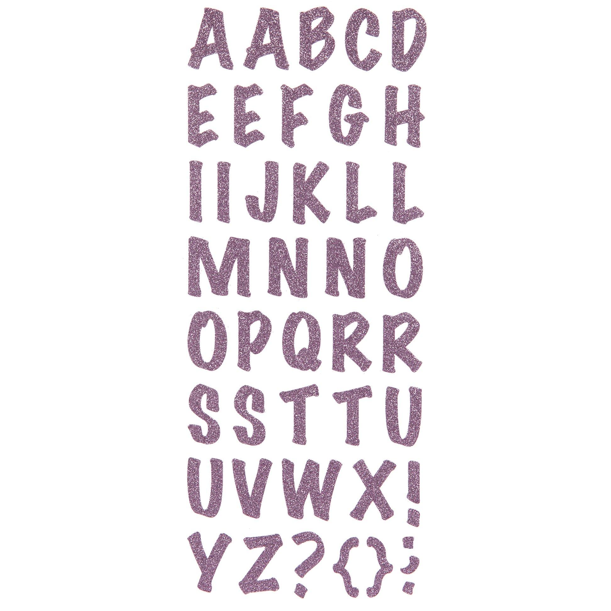 Glitter Alphabet Stickers Hobby Lobby 2017218