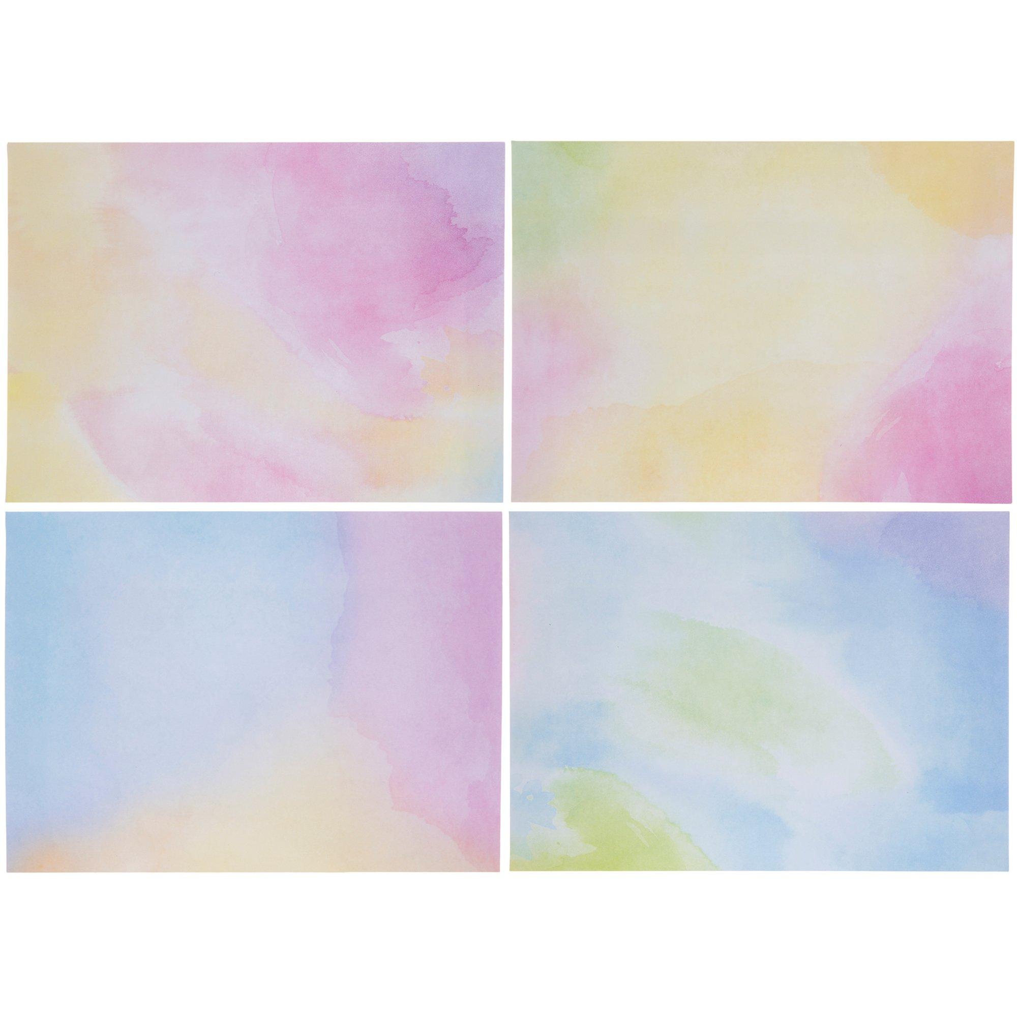 Rainbow Watercolor Envelopes Hobby Lobby 2017457