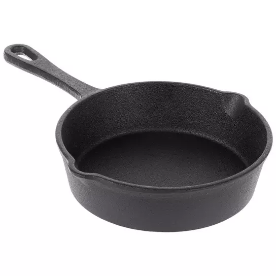 Symple Stuff Augu 7 Cup Cast Iron Muffin Pan with Lid
