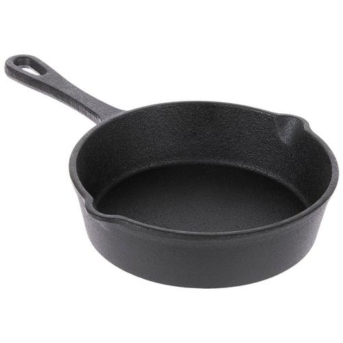 A mini cast iron skillet listed at $3.99 by a US craft retailer in September 2026