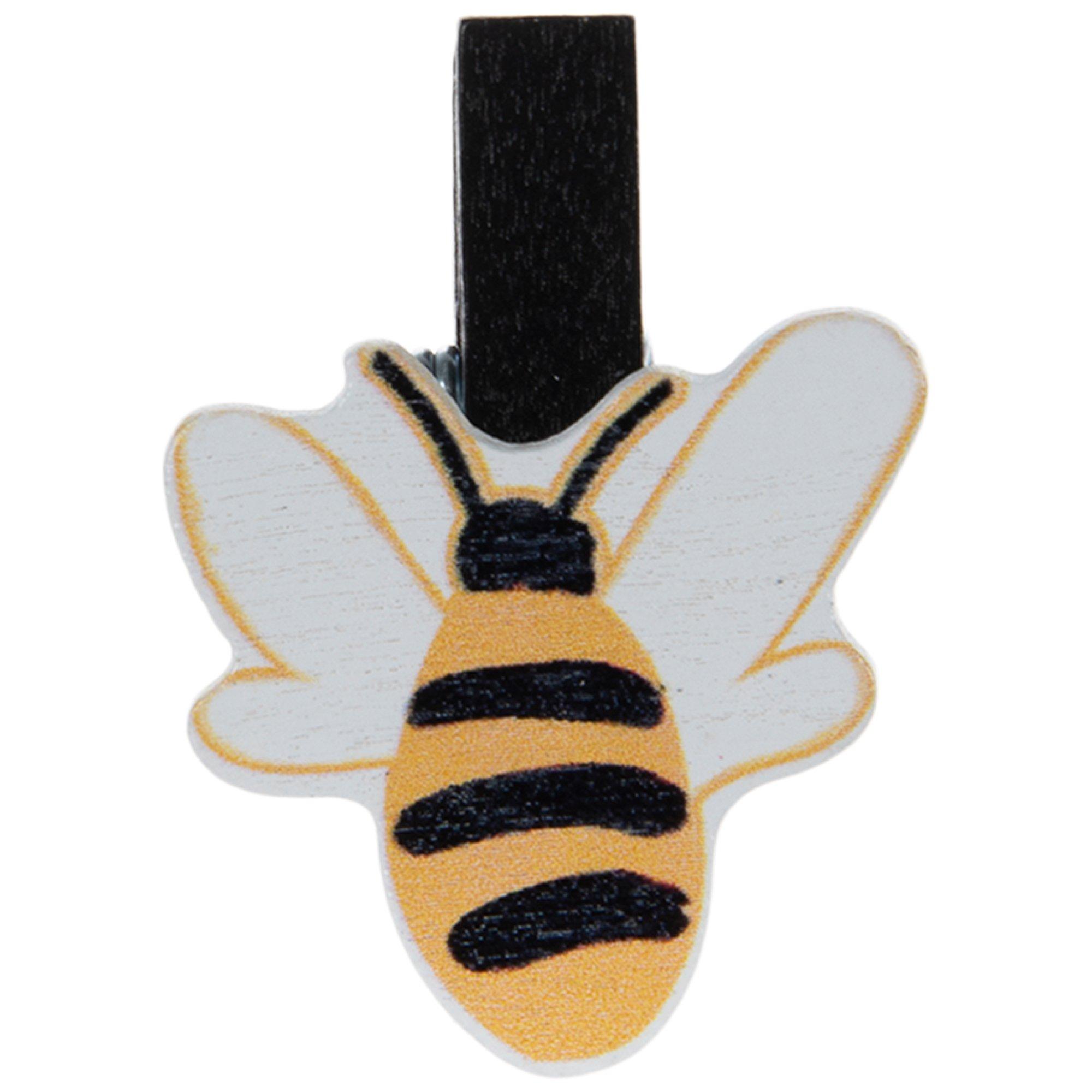 Bee Clothespins view 1
