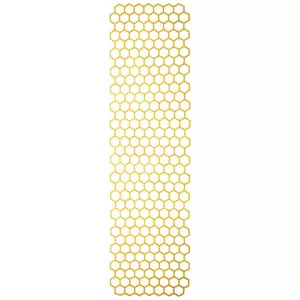 Yellow Honeycomb Table Runner