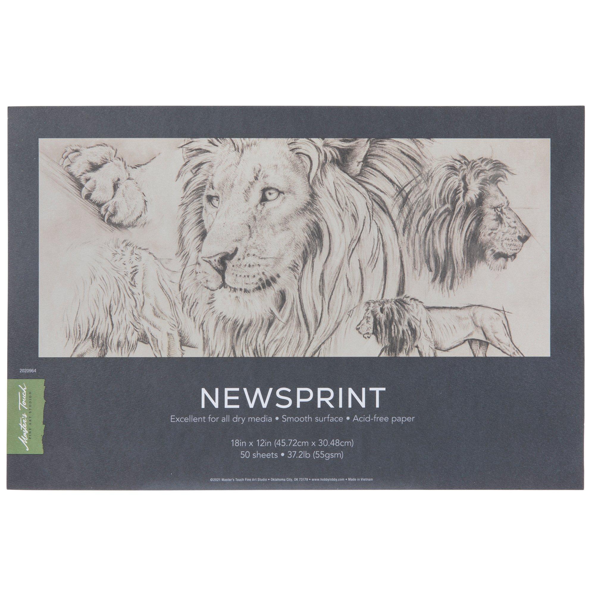 Master's Touch Newsprint Paper Pad Hobby Lobby 2020964