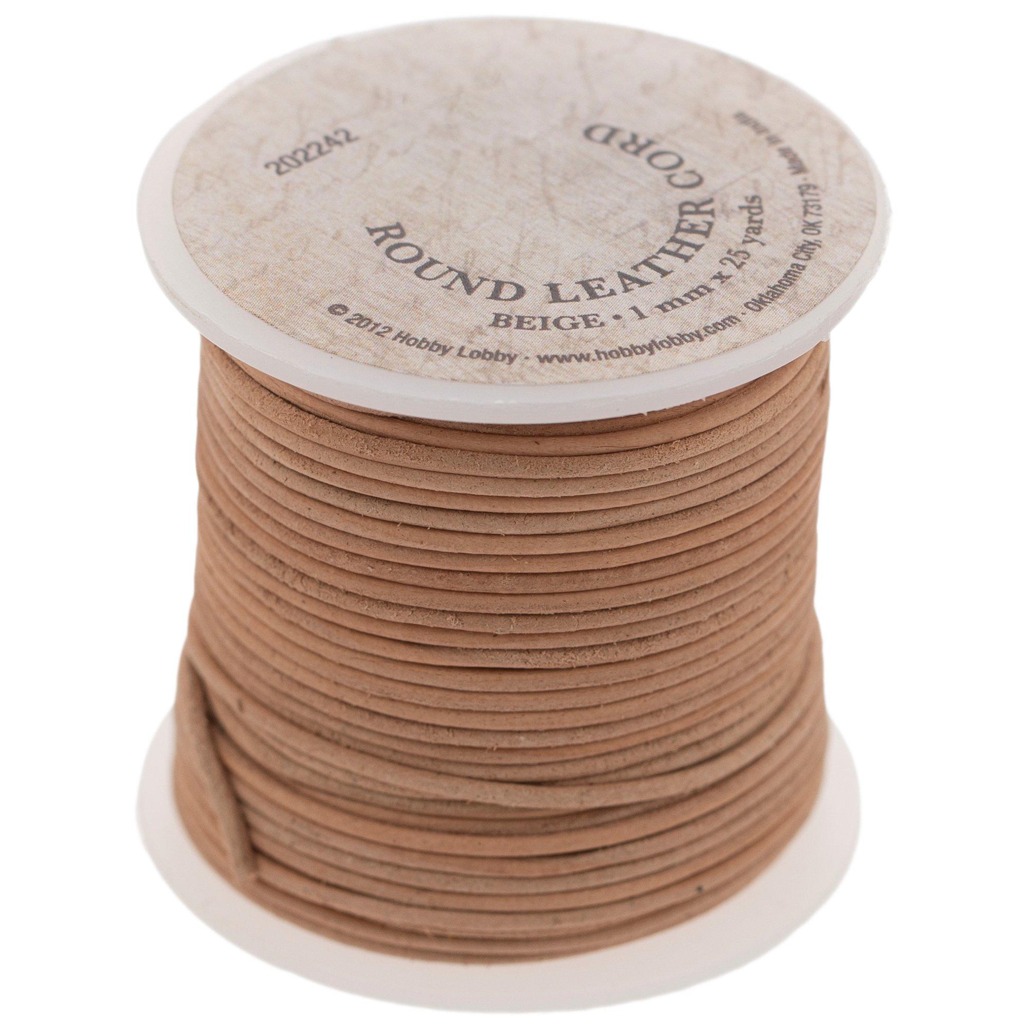 Round Leather Cord Spool Hobby Lobby 202242