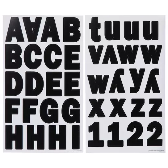 Franklin Alphabet Stickers, Hobby Lobby
