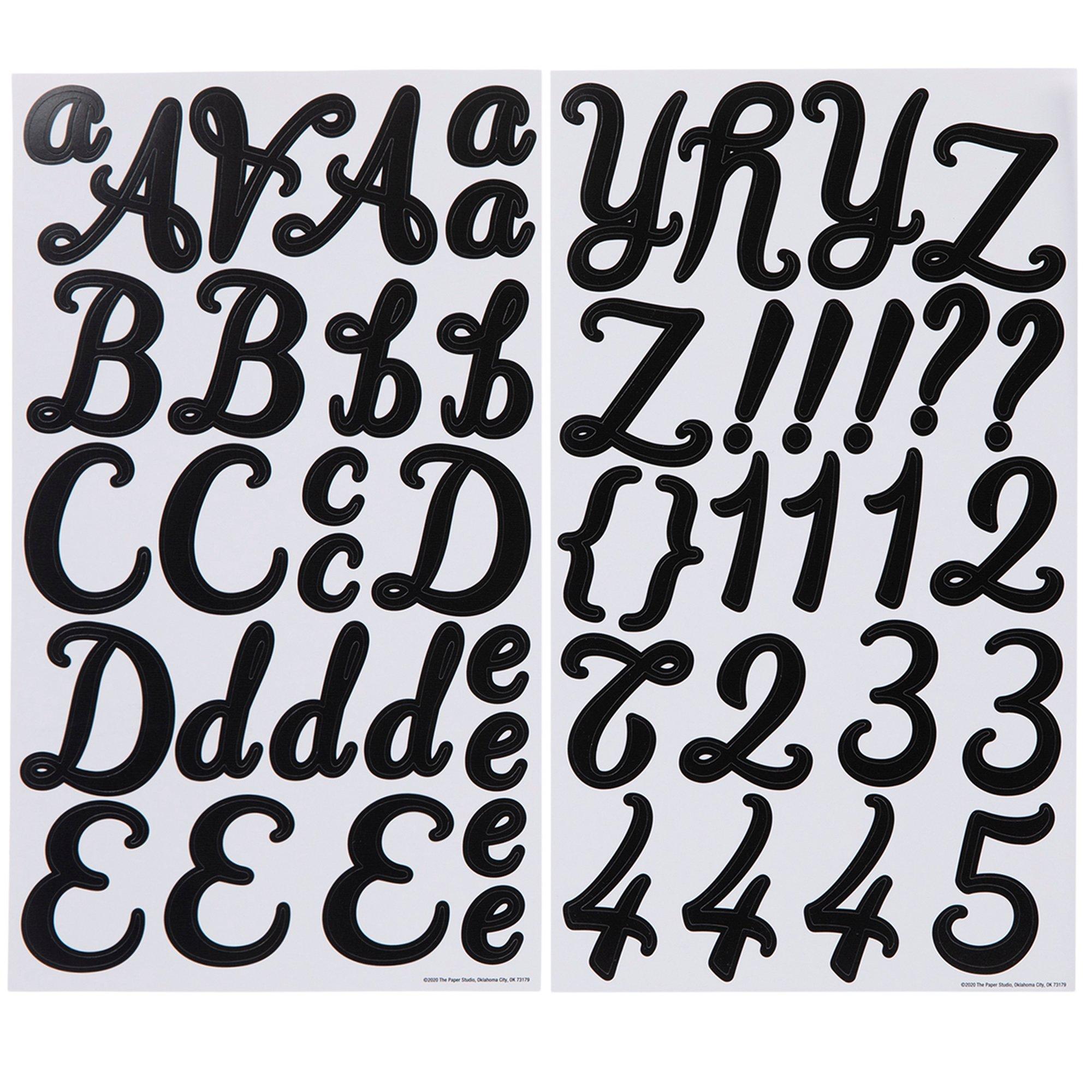 Foil Scroll Alphabet Stickers Hobby Lobby 2022481