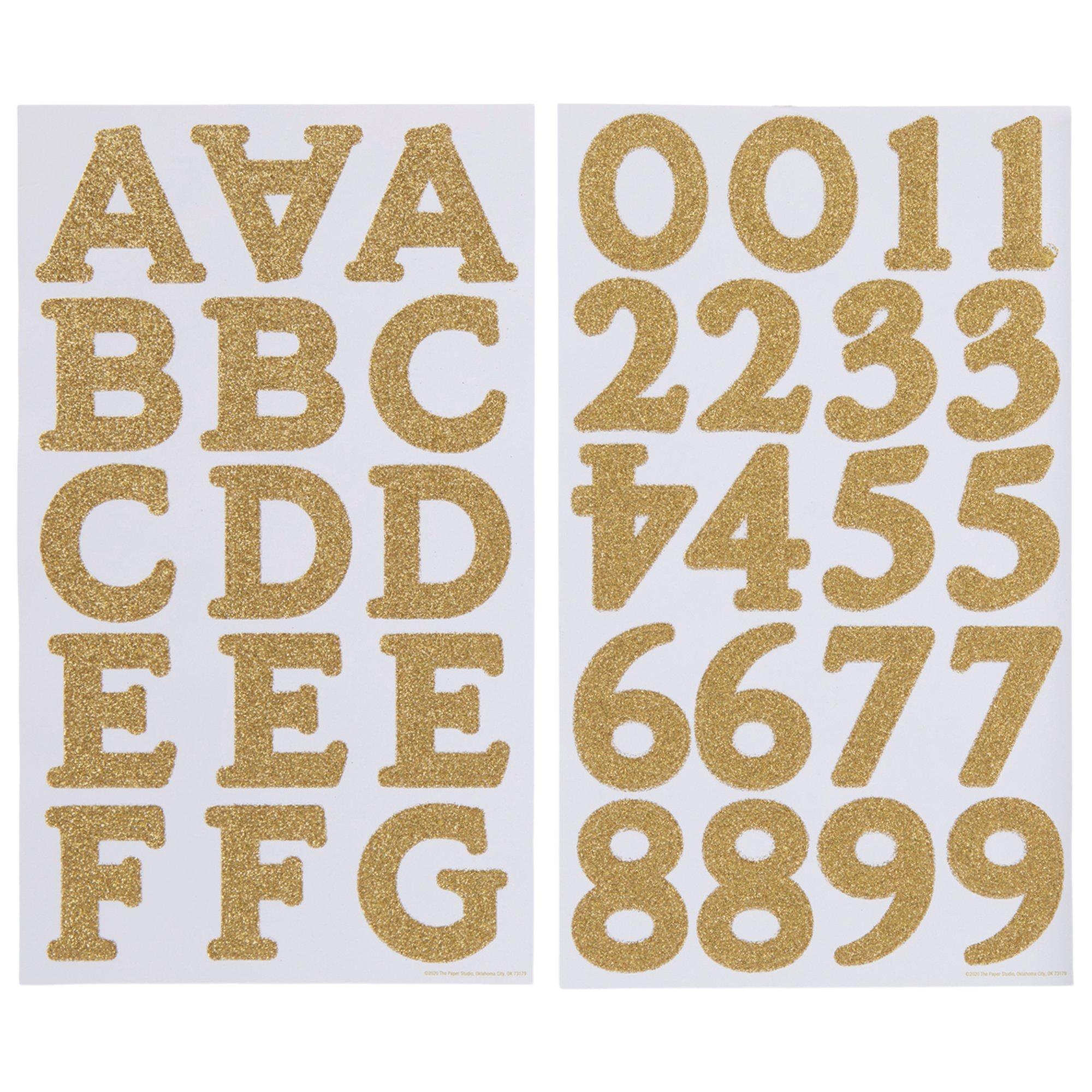 Glitter Monster Alphabet Stickers | Hobby Lobby | 2022663