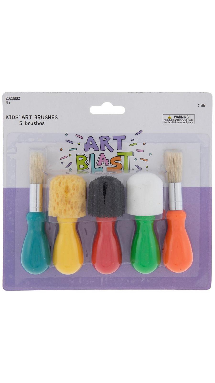 Kids Paint Brushes - 5 Piece Set | Hobby Lobby | 2023802
