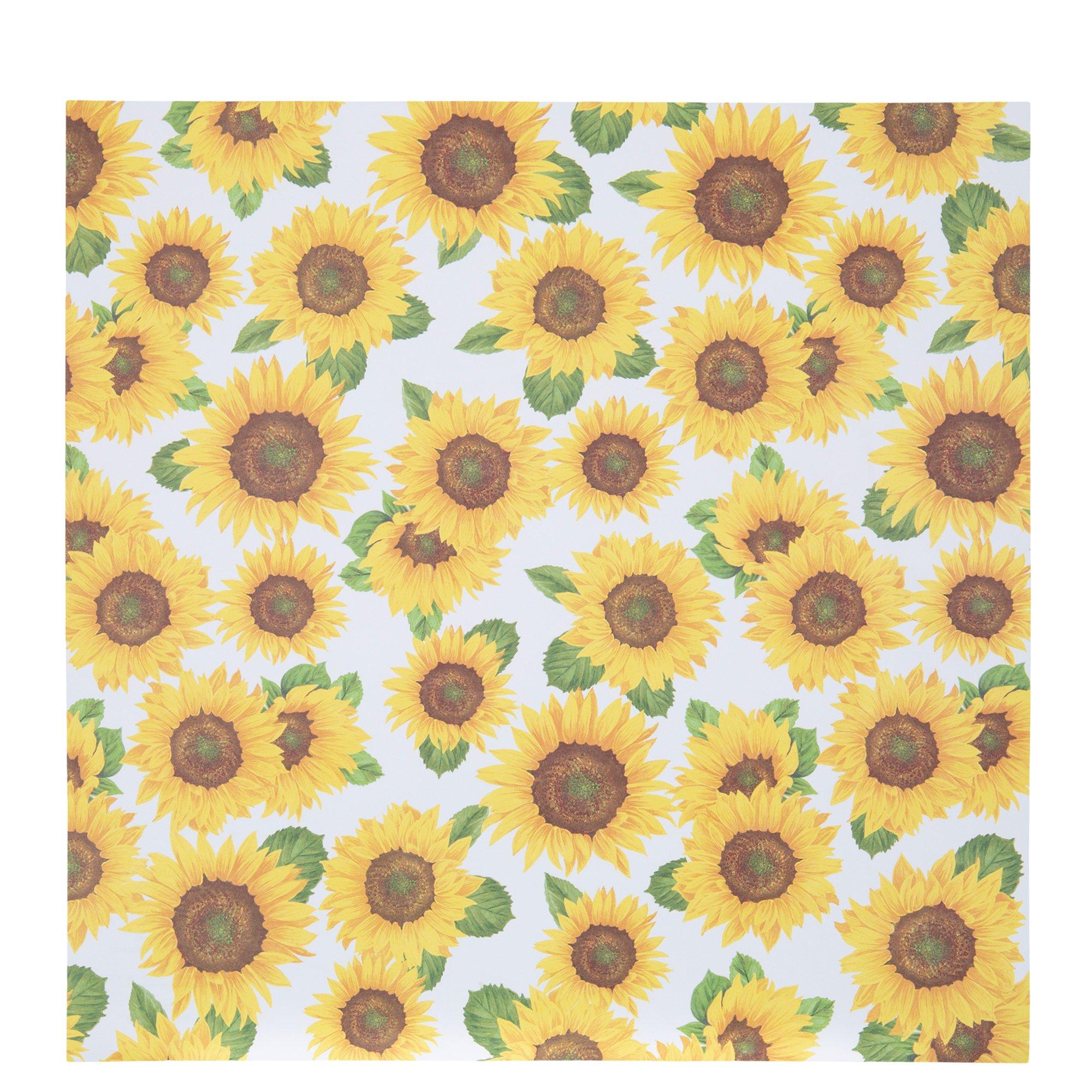 Sunflower Scrapbook Paper - 12