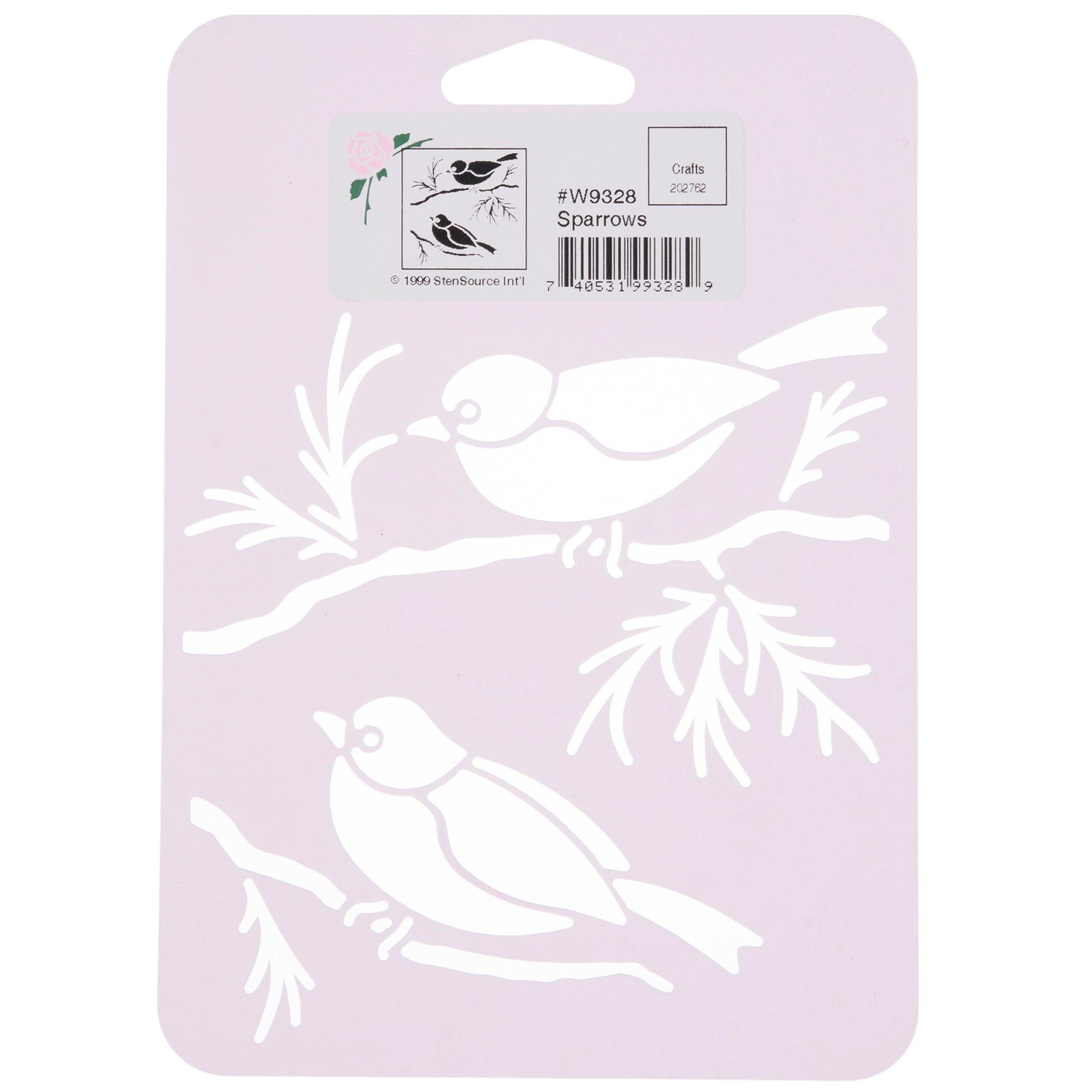 Sparrows Stencil Hobby Lobby 202762