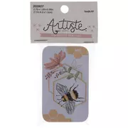 Bee, Honeycomb & Flowers Tin Needle Box
