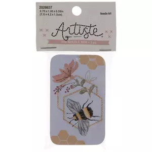 Bee, Honeycomb & Flowers Tin Needle Box