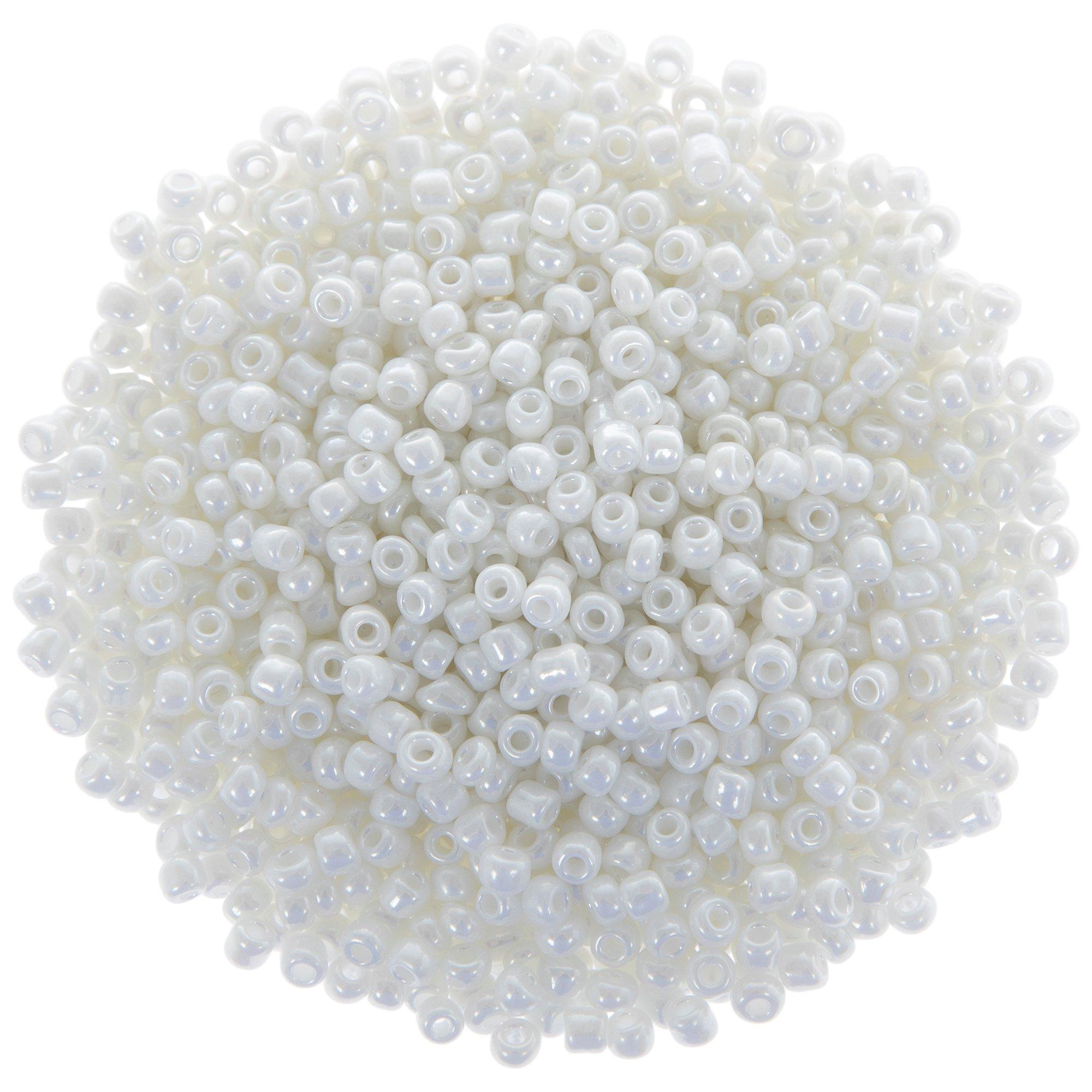 opaque white luster
