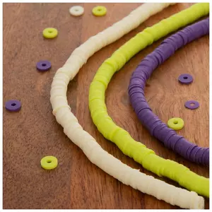7 Multicolor Clay Bead Strands 2pk by hildie & jo