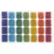 Assorted Round Glass Seed Beads