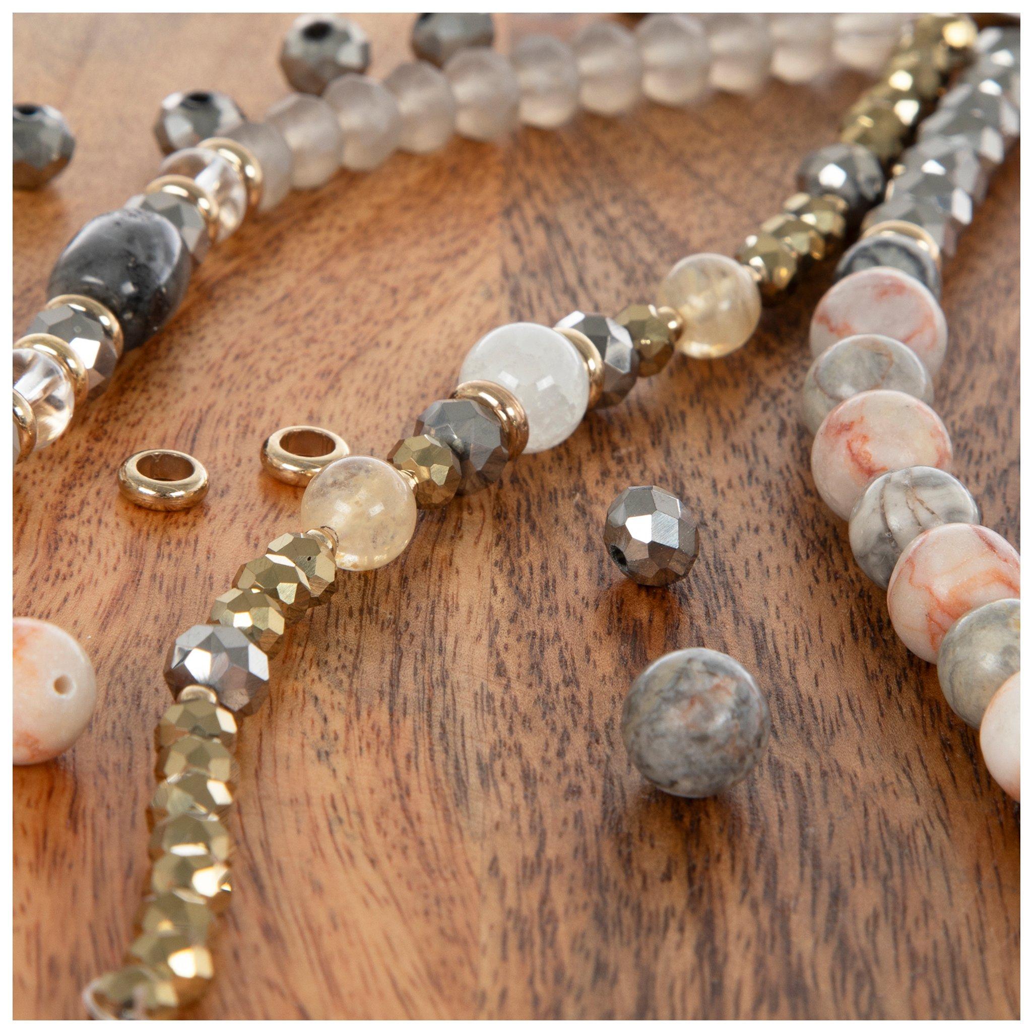 Metallic Bead Strands view 1