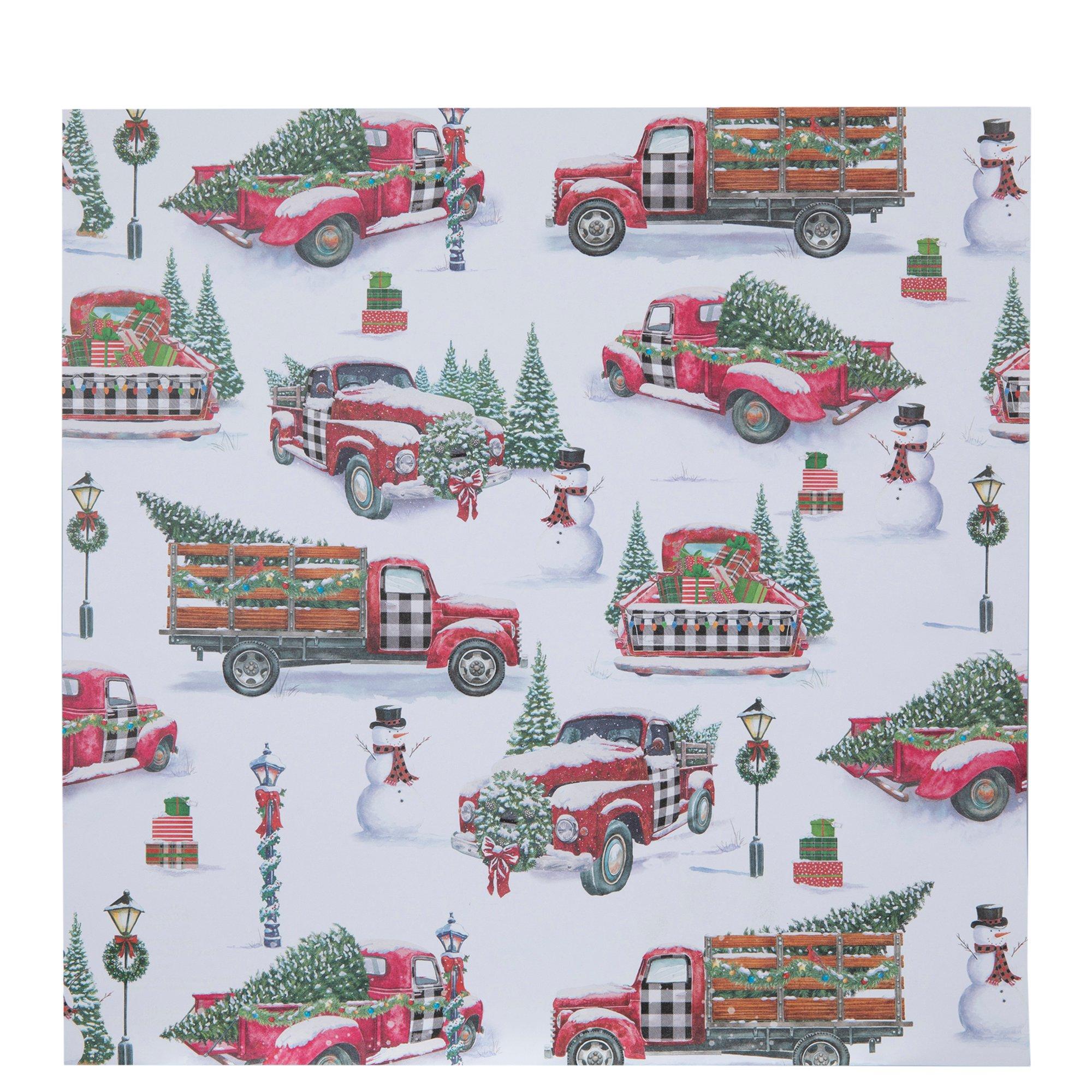 Christmas Pals Scrapbook Paper - 12 x 12, Hobby Lobby