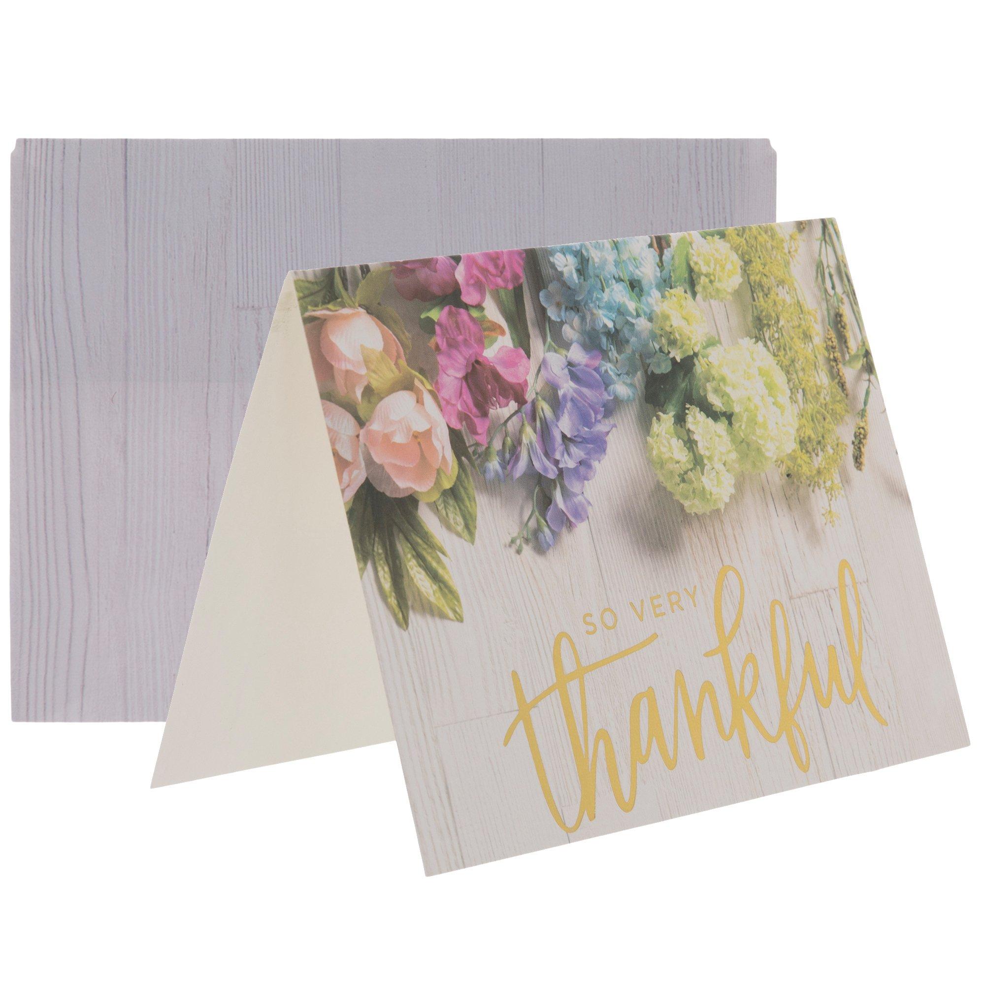 Shiplap Floral Thank You Cards Hobby Lobby 2037075