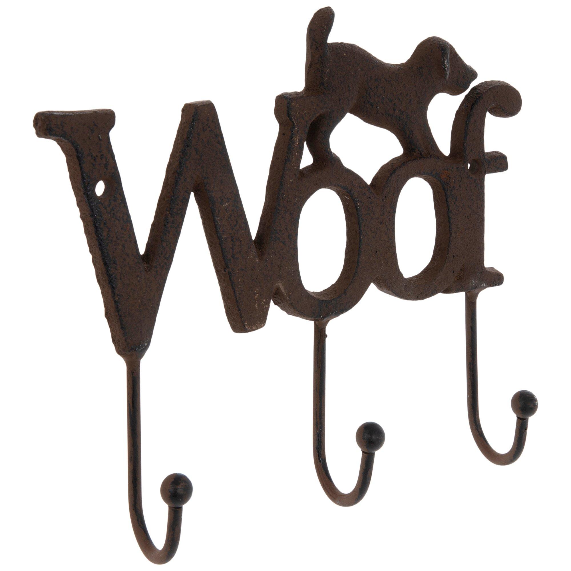 Woof Metal Wall Decor With Hooks, Hobby Lobby