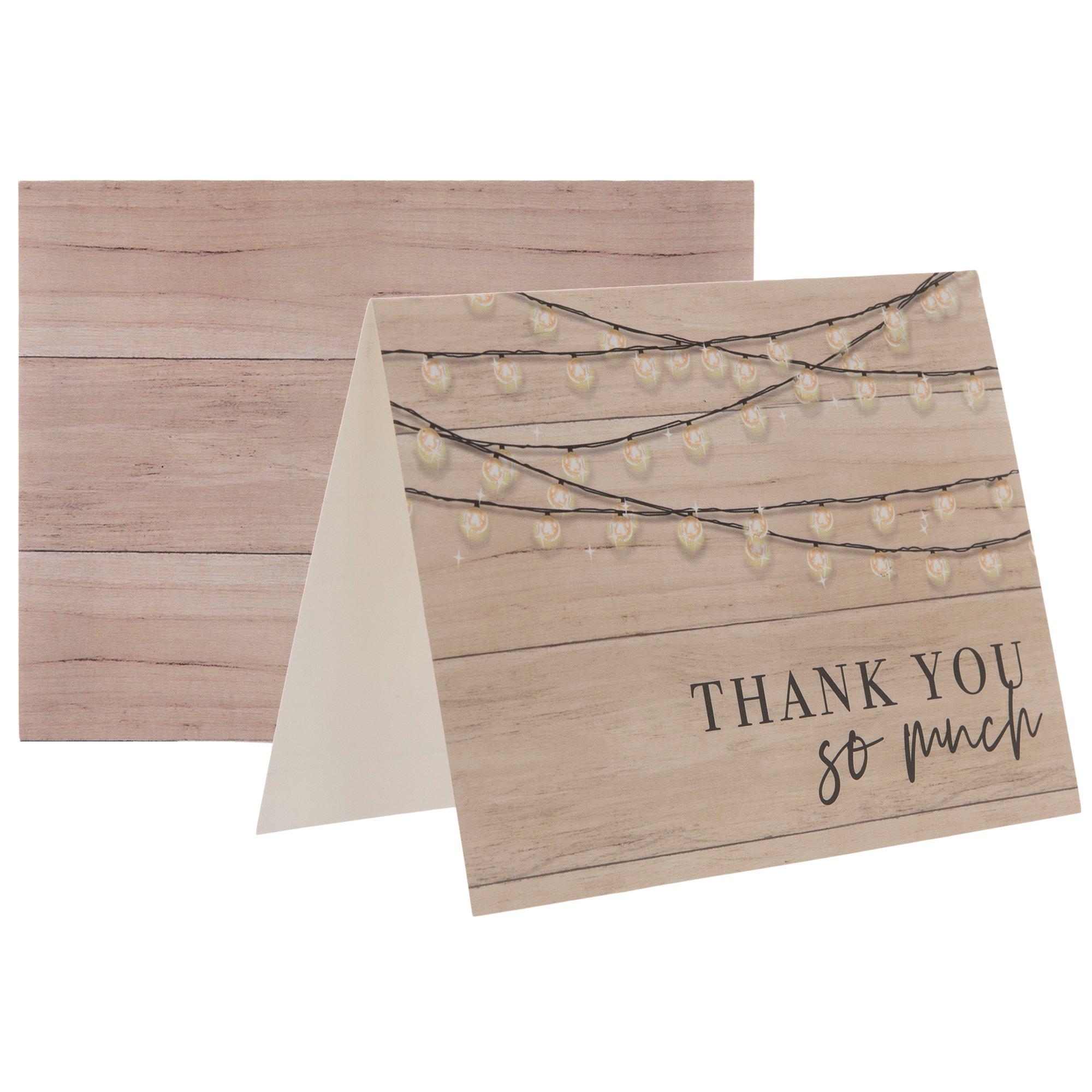 Wood & Lights Thank You Cards Hobby Lobby 2037646